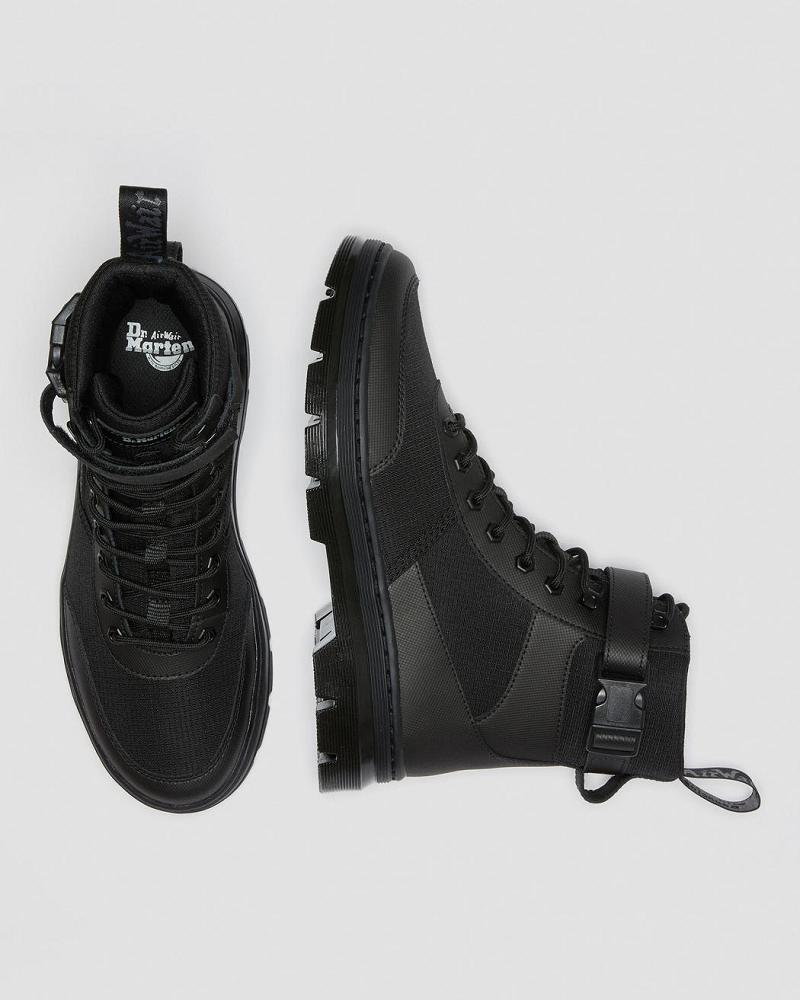 Dr Martens Combs Tech Poly Ankelstøvler Herre Sort | DK 440GSO